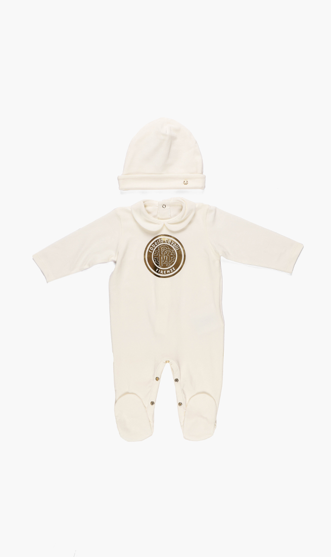 

Roberto Cavalli Logo-print Babygrow Set